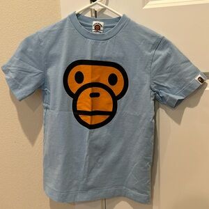 The bathing Apex Bape kid tee sky blue Milo size 8